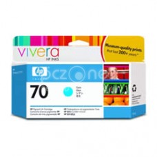 Cartus cerneala HP 70 130 ml Cyan Ink Cartridge with Vivera Ink - C9452A
